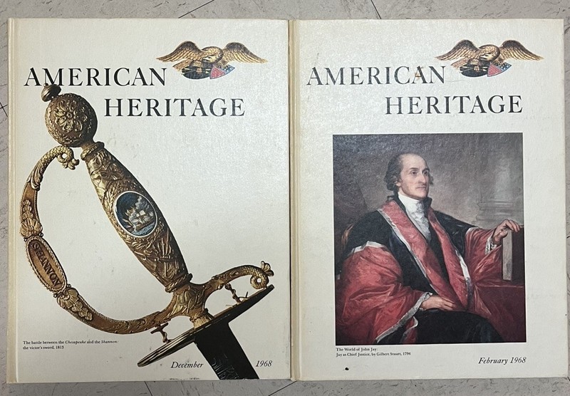 Vintage 1968 & 1970 American Heritage Books
