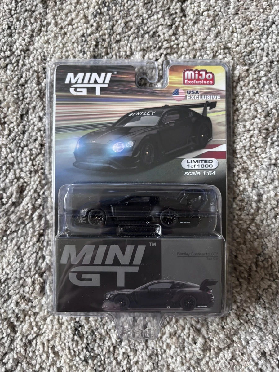 Mini GT 1:64 Bentley Continental GT3 Test Car #177 ~ Rare Model