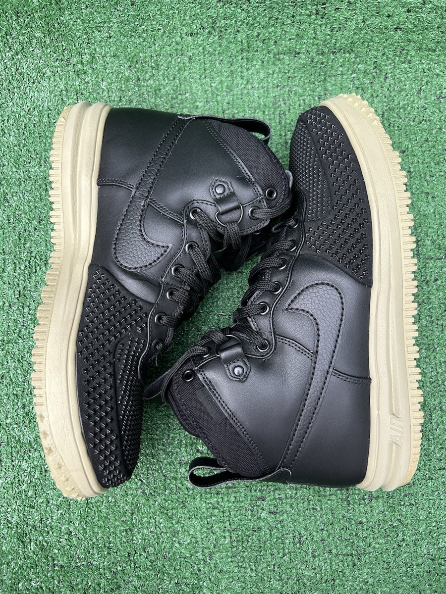 Nike Lunar Force 1 Duckboot Black Neutral Olive DZ5320-001 Men's