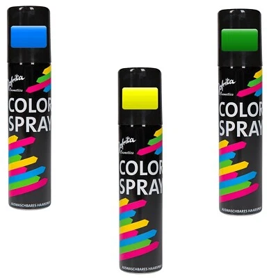 100ml Jofrika Haarspray Colorspray bunt Fasching Karneval auswaschbar Haarfarbe