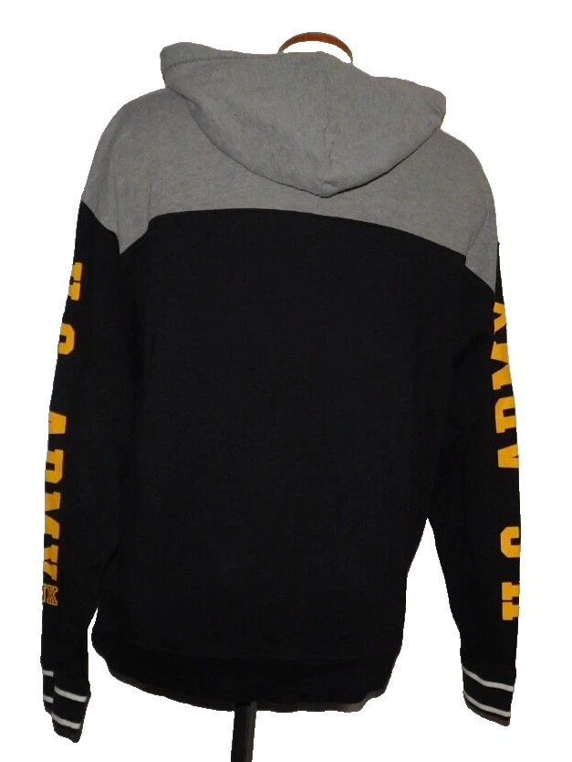 UNDERCOVER FELPA CON CAPPUCCIO ROSA VICTORIA'S SECRET ESERCITO STATUNITENSE 5TH & OCEAN taglia M