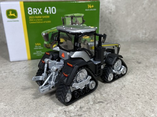 1/64 John Deere 8RX 410 2023 Farm Show SILVER CHASE UNIT Ertl - Picture 2 of 3