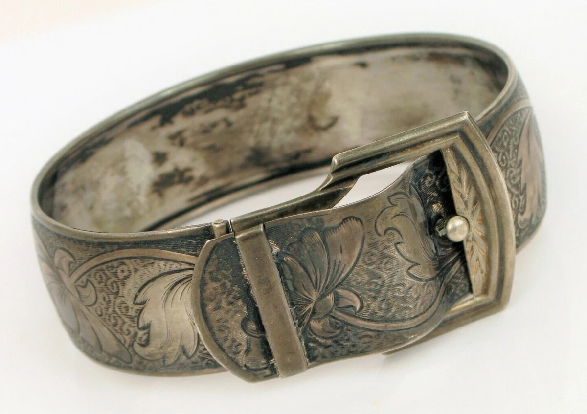Silver clearance belt bracelet