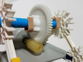 NEW K'NEX White Worm Gear for DC Electric Motor Pack Set Replacement Part KNEX