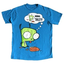 invader zim Gir Cartoon Movie Funny Tee Unisex Short Sleeve Shirt S-5XL