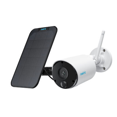 Reolink Argus Eco 3MP Wireless WiFi Security Camera Solar Battery 2-Way Audio