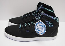 Vans Bushwick Leopard Camo Blsck Mint Green Mens Shoes 10