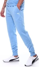 Authentic PUMA Men's BMW MMS ESS Fleece Pants ~ Day Dream Blue ~ NEW