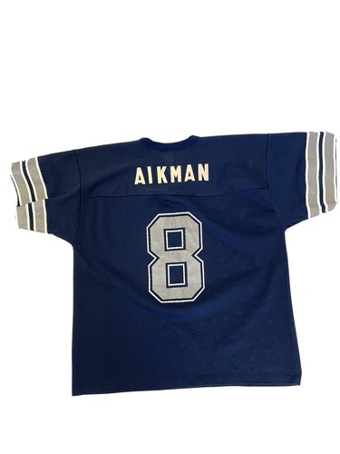 NOS Vtg 80 90's Logo 7 NFL Dallas Cowboys TROY AIKMAN USA Made Footbal
