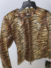 Pamela Mccoy 'so Chic' Animal Print Jkt. The Ultimate Wearable New + Tags