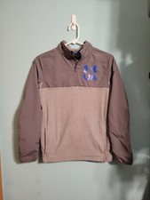 Under Armour Cold Gear Loose Fit Quarter Zip Pullover Jacket Size Youth Large