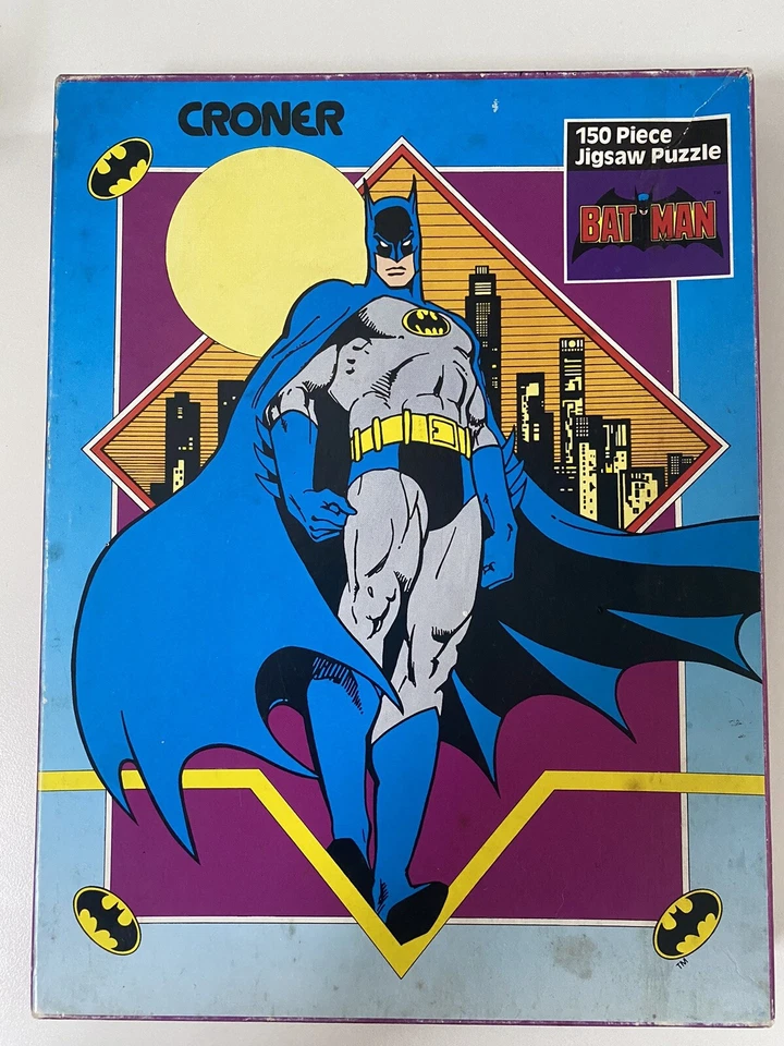 Vintage 1989 Batman 150 Piece Jigsaw Puzzle DC Comics Made In Australia Complete Foto 4 de 4