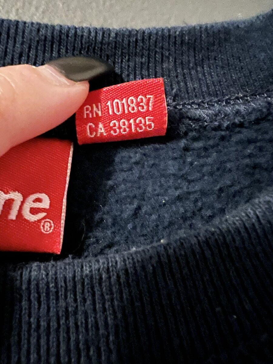 Supreme Box Logo Crewneck FW18 - Navy