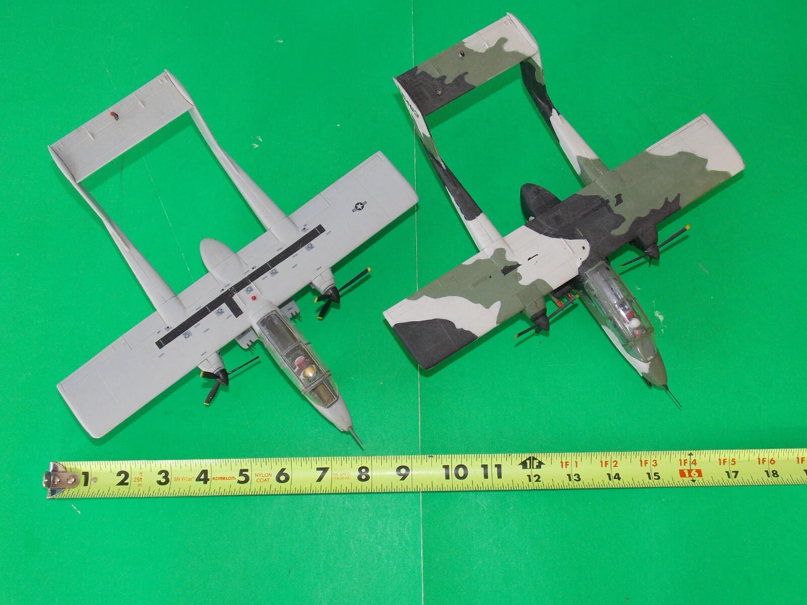 OV10A Bronco Rockwell 1/48 scale **Hawk/TESTORS ** built Models 2 for