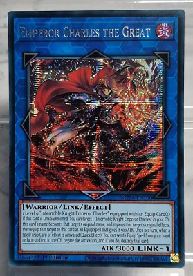 YUGIOH- Emperor Charles the Great - SCR - MP24-EN100 -Tin: Dueling Mirrors EN/NM
