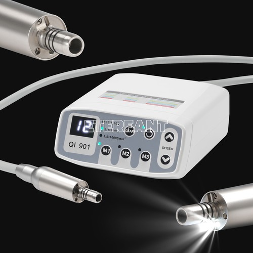 Micro motor eléctrico sin escobillas LED dental/pieza de mano contra ángulo creciente 1:5 - Imagen 33 de 37