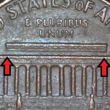 1970-D Denver Lincoln Memorial Penny/Cent "Floating Roof" Error/Variety