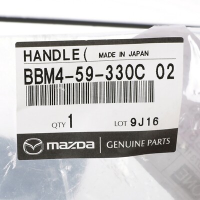 Mazda OEM 10-13 3-interior Inside Door Handle Left BBM459330C02