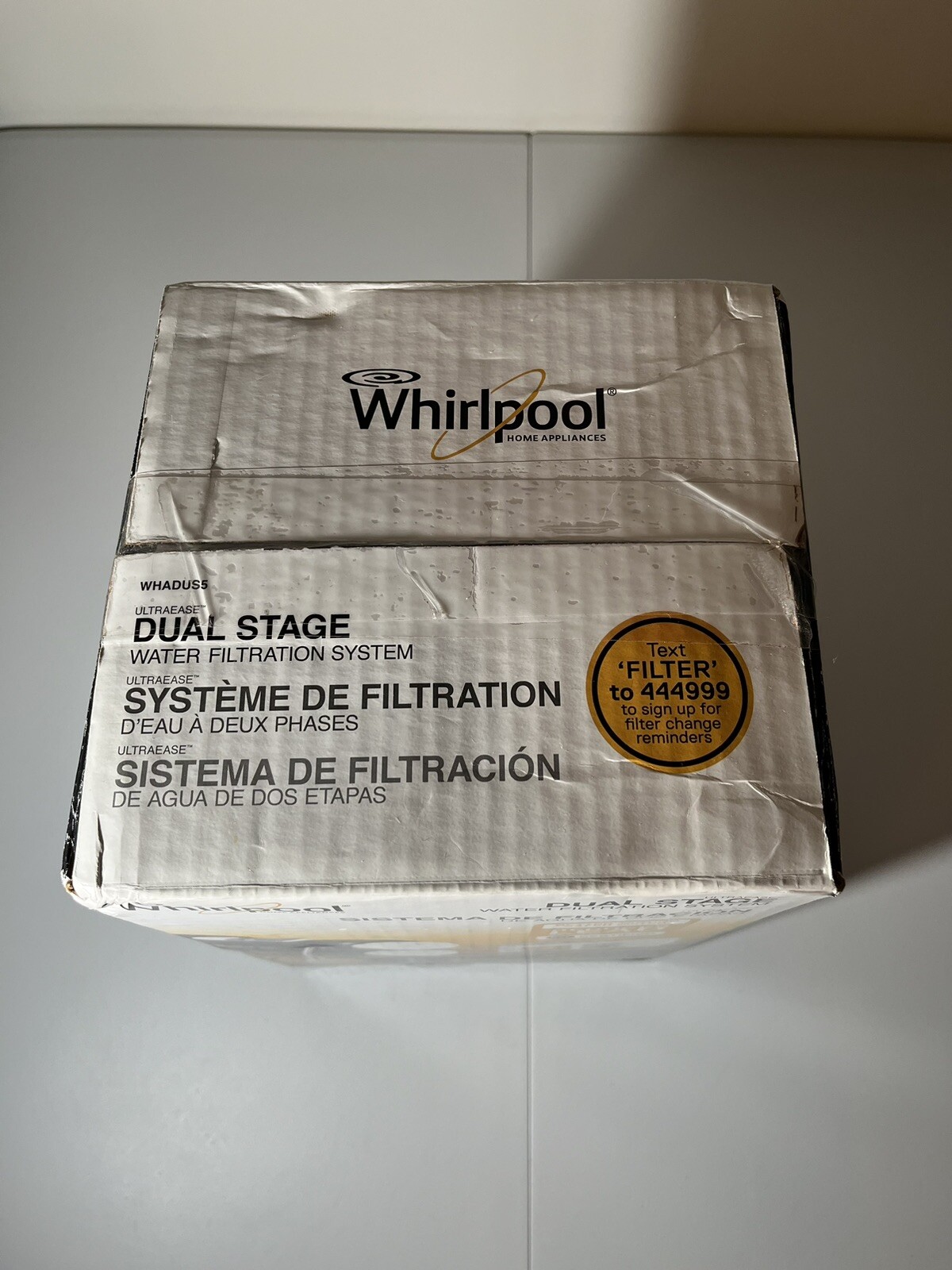 Whirlpool Water Filtration UltraEase Dual Stage System Dedicated Chrome