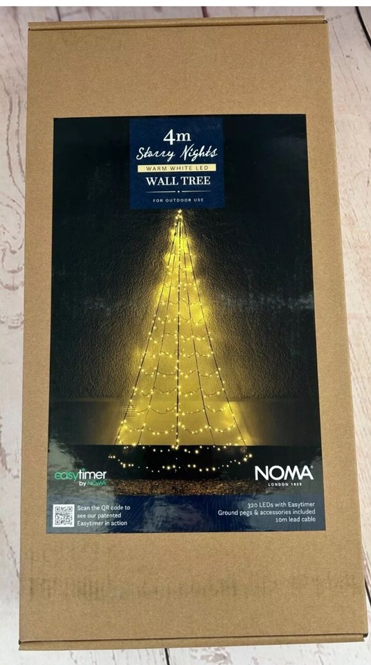 NOMA 4m Starry Nights Spectrum 320 LEDs, Warm White Outdoor Christmas