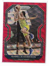 2021 Prizm WNBA Ruby Wave Prizm #22 Isabelle Harrison Dallas Wings Tennessee Vol