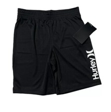 Hurley Black White Logo Activewear Short /Size 6