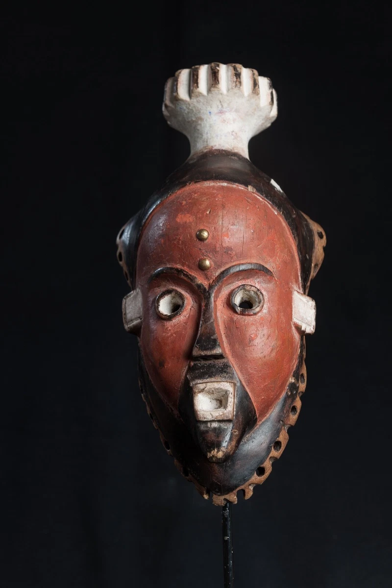 Feier Zoo Kantine ebay african masks Halskette erreichen Grün