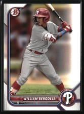 2022 Bowman Draft William Bergolla #BD-88 Philadelphia Phillies