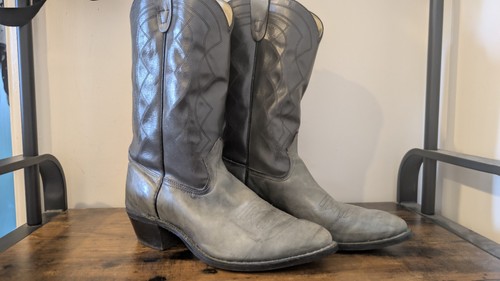 Genuine Texas brand Leather Cowboy Boots US Import Like Loblan Size 11 US - Picture 2 of 6