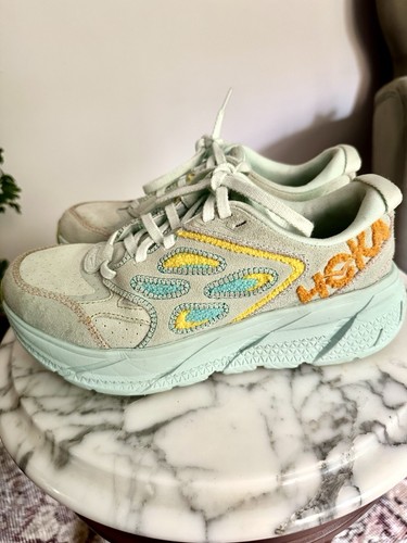 Hoka Clifton L Embroidery Unisex Sneaker Size 7 W/6 M