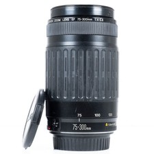 Canon 75-300mm F/4.0-5.6 Full Frame Auto Focus EF Mount Telephoto Zoom Lens