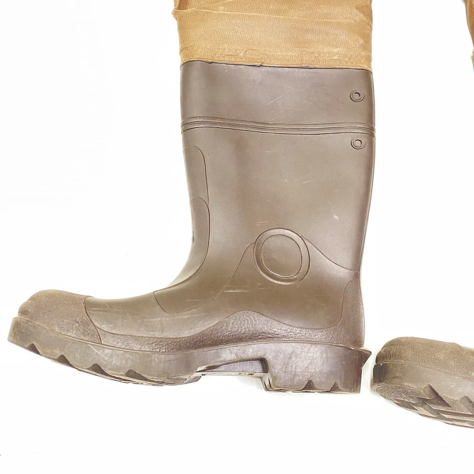 Lacrosse Duralite Boots Hip Waders waterproof Size 11 Brown Made in USA - Image 3 of 4