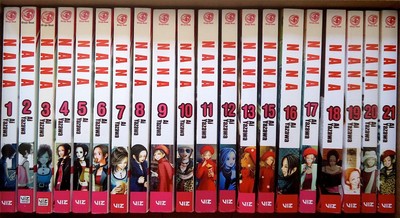 NANA (English) Vol 1-13,15-21  Ai Yazawa G+-VG+, (19,20 New) Free Shipping