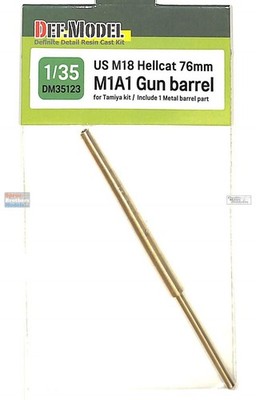 DEFDM35123 1:35 DEF Model M18 Hellcat 76mm M1A1 Gun Barrel (TAM kit)