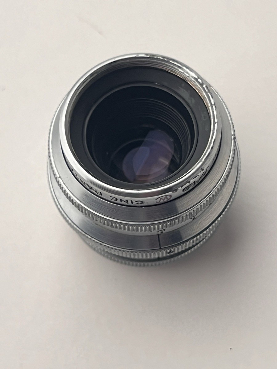 Vintage Wollensak Raptar 1 Inch F/ 1.9 Cine C Mount Lens 25mm 4