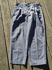 Vintage Gitano Trousers Jeans Baggie Tapered Size 34x30 Pants Gray Streetwear 