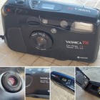 Yashica Kyocera ZEISS TESSAR *T T4 Black Point & Shoot Film Camera JAPAN *AS IS*