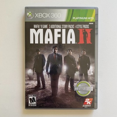 Mafia II (Microsoft Xbox 360, 2011) CIB complete 2x Disc Set - Platinum Hits