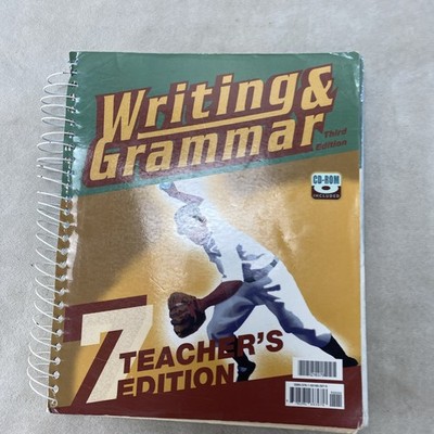 BJU English 7 Writing and Grammar Teachers Edition - 3rd Edition with Toolkit CD