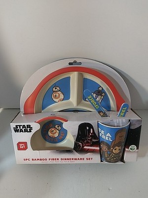 Star Wars 5pc Bamboo Fiber Dinnerware Set Be A Rebel