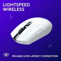 Logitech G305 LIGHTSPEED Wireless Gaming Mouse,Hero 12K Sensor, 12,000 DPI-WHITE