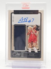ALIYAH BOSTON 2025-26 PANINI ONE AND ONE JERSEY PATCH AUTO /99 #JA-AB Q1496