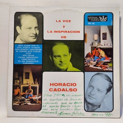 Horacio H. Cadalso - La Voz Y La Inspiracion De - 1968 Latin - VG+ - UltSnc Cln