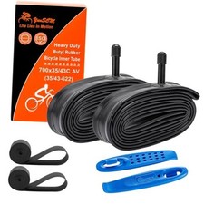 700C Heavy Duty Bike Tubes 2-pcs Bike Tubes+tire Levers+rim Strips