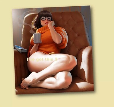 Kühlschrankmagnet Velma Dinkley - Scooby Doo - Sexy Anime Art 4476