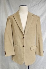 Lauren Ralph Lauren Mens Corduroy Vintage Tan Blazer Sport Coat Jacket 40 Long