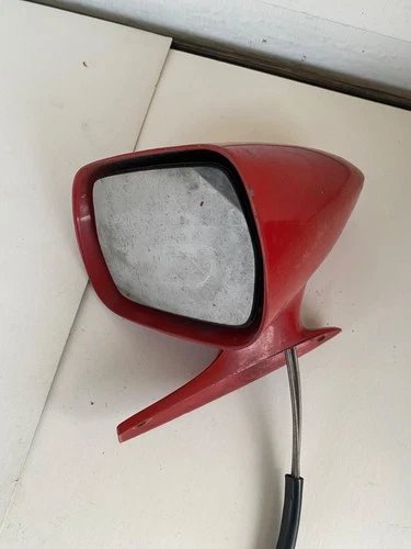 1971 1972 Ford Pinto ORIG LH RACING DOOR MIRROR D12B-17743-CW Rear View Remote
