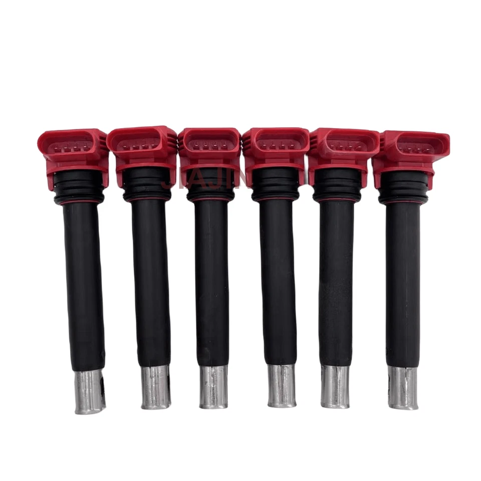 6X IGNITION COIL & 6X IRIDIUM SPARK PLUG FOR VW TOUAREG AUDI A4 A5 A6 Q5 Q7 - Image 4 of 4
