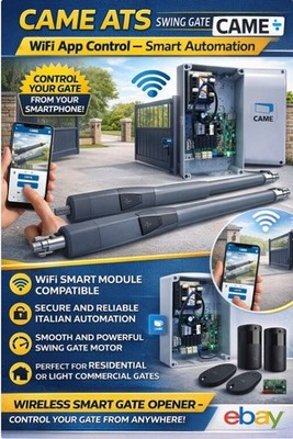 Swing Gate Automatic Gate Opener WiFi Alexa Compatible Gate Opener Italian