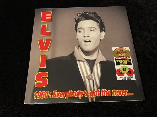 ELVIS PRESLEY 3LP BOX 1960:EVERYBODYS GOT THE FEVER SEALED COLOR VINYL ONLY 1500
